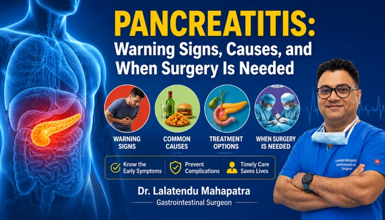 When pancreatitis needs surgery and medical attention Early detection of pancreatitis causes and complications risk